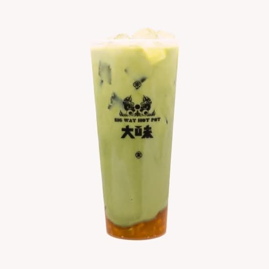 Mango Matcha Fresh Milk Tea 芒果抹茶奶茶